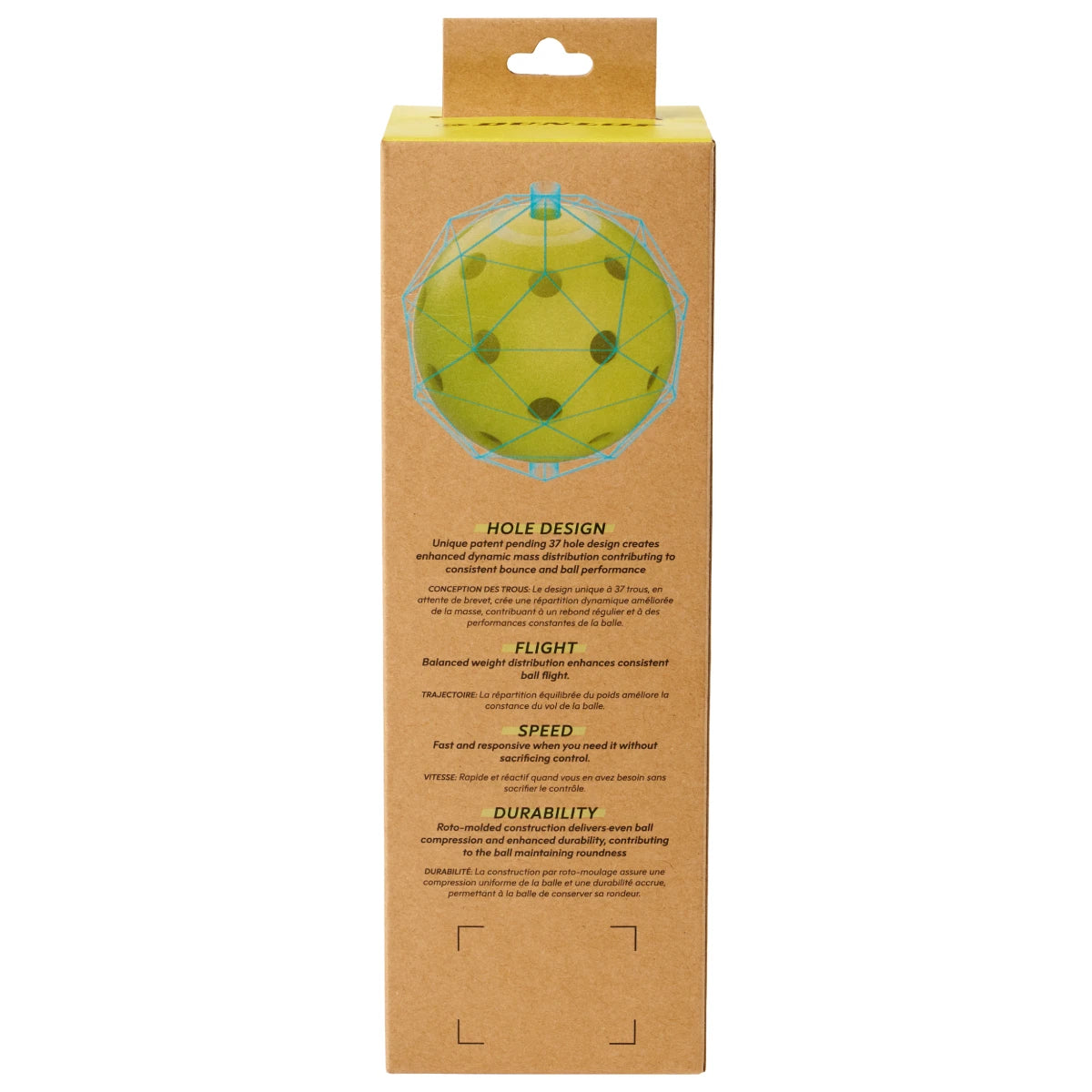Dunlop Pro-Sphere Outdoor Pickleball Ball (Yellow) - 3 pack - RacquetGuys.ca
