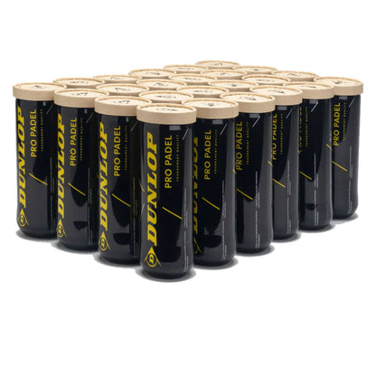 Dunlop PB 23 Pro Padel Balls (24 Can Case) - RacquetGuys.ca
