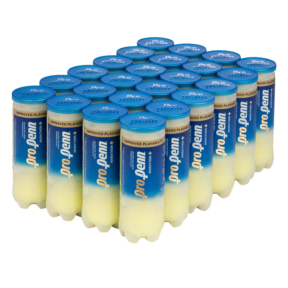 Pro Penn Marathon Regular Duty Tennis Balls - 24 Can Case - RacquetGuys.ca