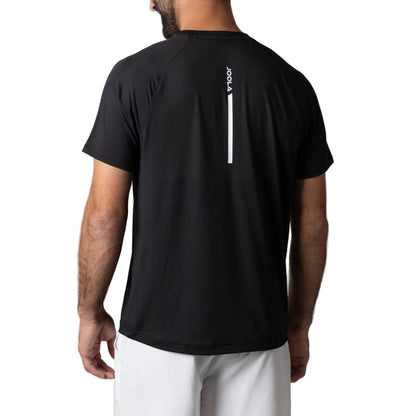 Joola Men's Court Short Sleeve Top (Black) - RacquetGuys.ca