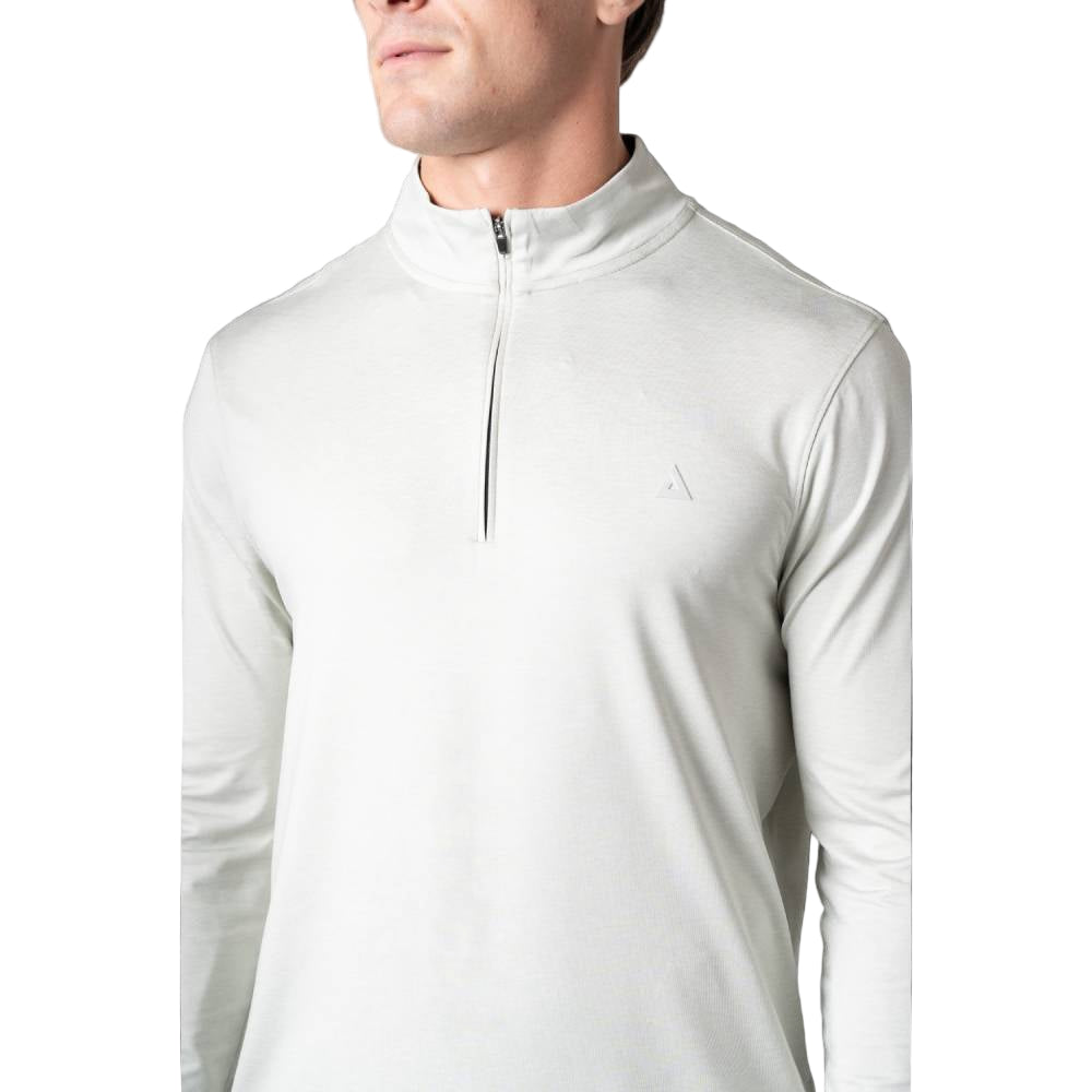 Joola Men's Quarter Zip Pullover Top (Gravity Gray Heather) - RacquetGuys.ca