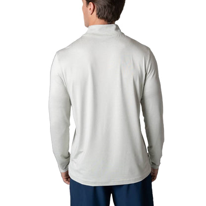Joola Men's Quarter Zip Pullover Top (Gravity Gray Heather) - RacquetGuys.ca