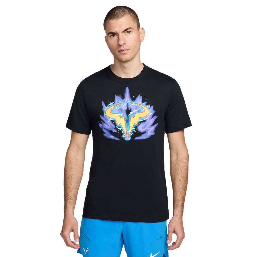 Nike Men's Court Dri-FIT Rafael Nadal Tee Top (Black) - RacquetGuys.ca