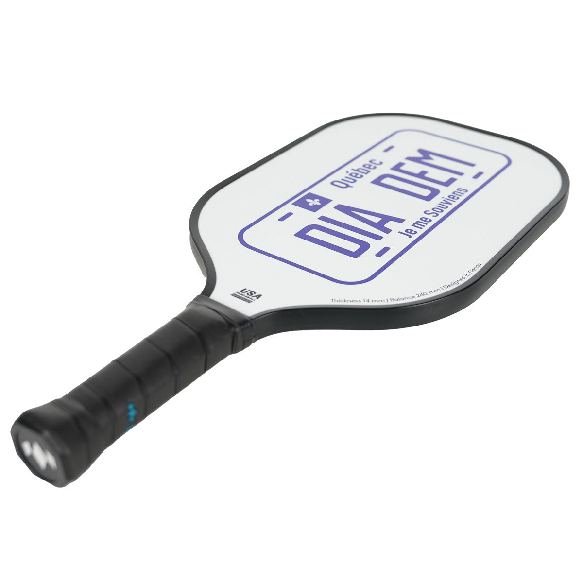 Canadian Quebec Flag Diadem Riptide Pickleball Paddle