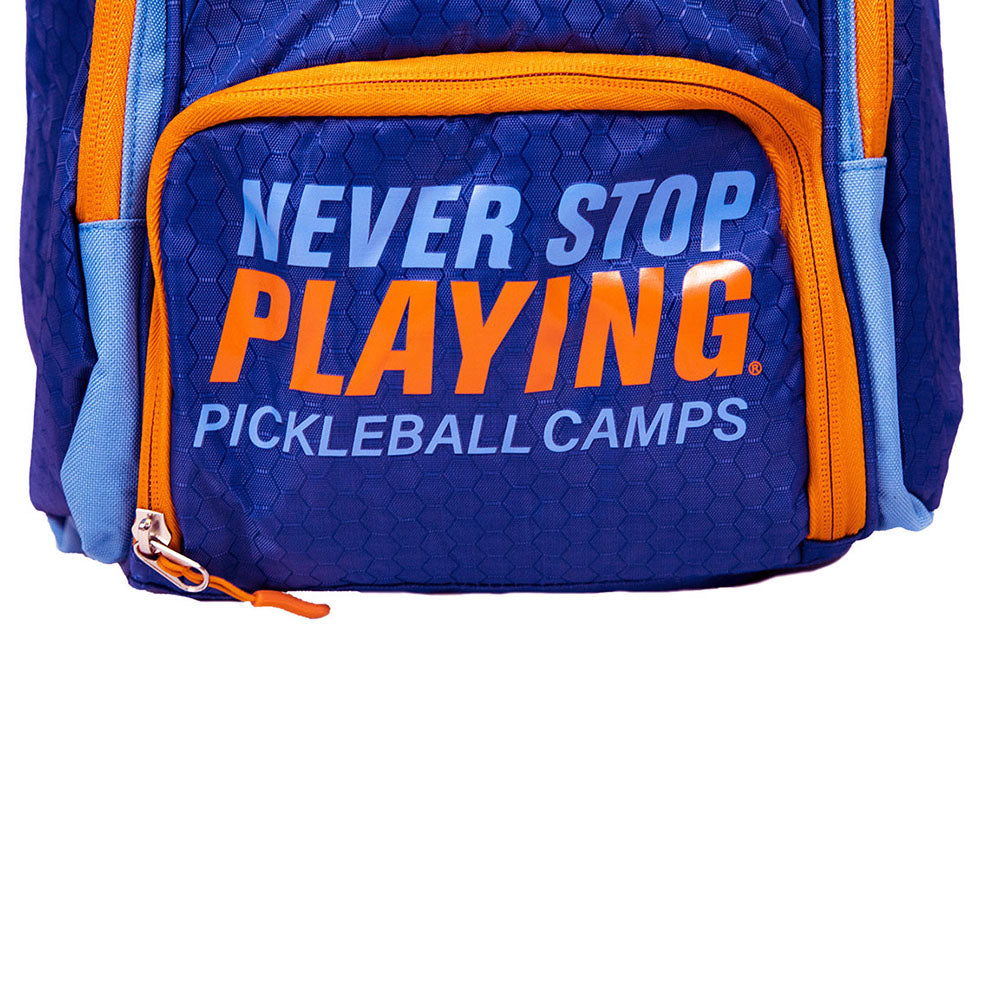 Never Stop Playing Pickleball Pro Backpack - RacquetGuys.ca
