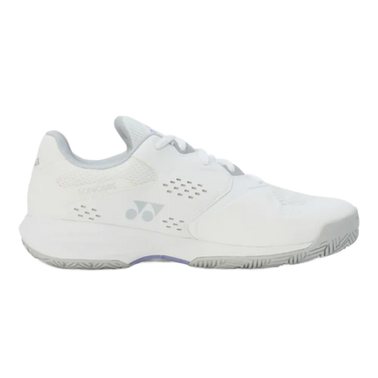 Yonex Power Cushion Sonicage 4 Women's Tennis Shoe (White/Grey) - RacquetGuys.ca