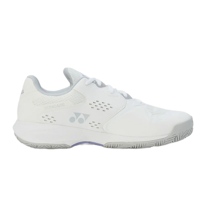 Yonex Power Cushion Sonicage 4 Women's Tennis Shoe (White/Grey) - RacquetGuys.ca