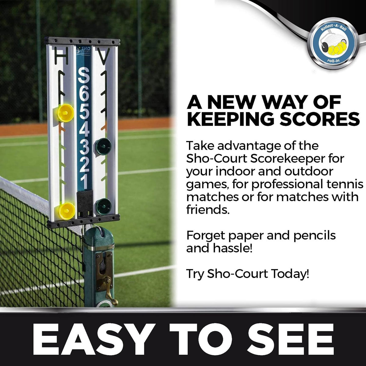 Sho Court Tennis Score Keeper (1-9) - RacquetGuys.ca