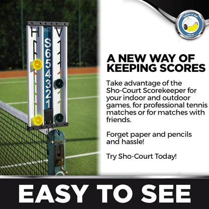 Sho Court Tennis Score Keeper (1-9) - RacquetGuys.ca