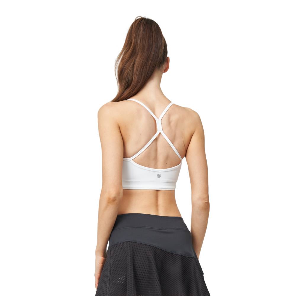 Lija Women's Impact Capsule Bra (White) - RacquetGuys.ca