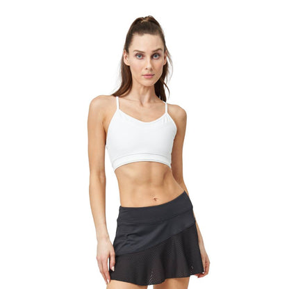 Lija Women's Impact Capsule Bra (White) - RacquetGuys.ca