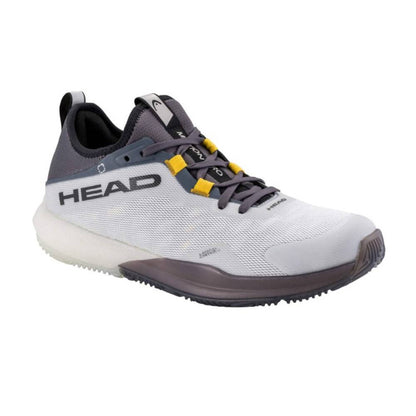 Head Motion Pro Padel Men's Tennis Shoe (White/Black) - RacquetGuys.ca