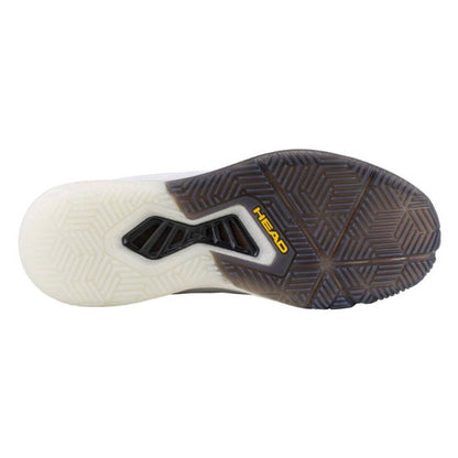 Head Motion Pro Padel Men's Tennis Shoe (White/Black) - RacquetGuys.ca