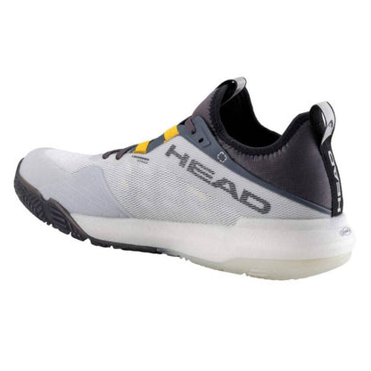Head Motion Pro Padel Men's Tennis Shoe (White/Black) - RacquetGuys.ca