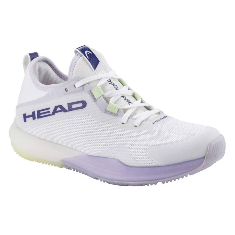 Head Motion Pro Padel Women's Tennis Shoe (White/Lavender) - RacquetGuys.ca