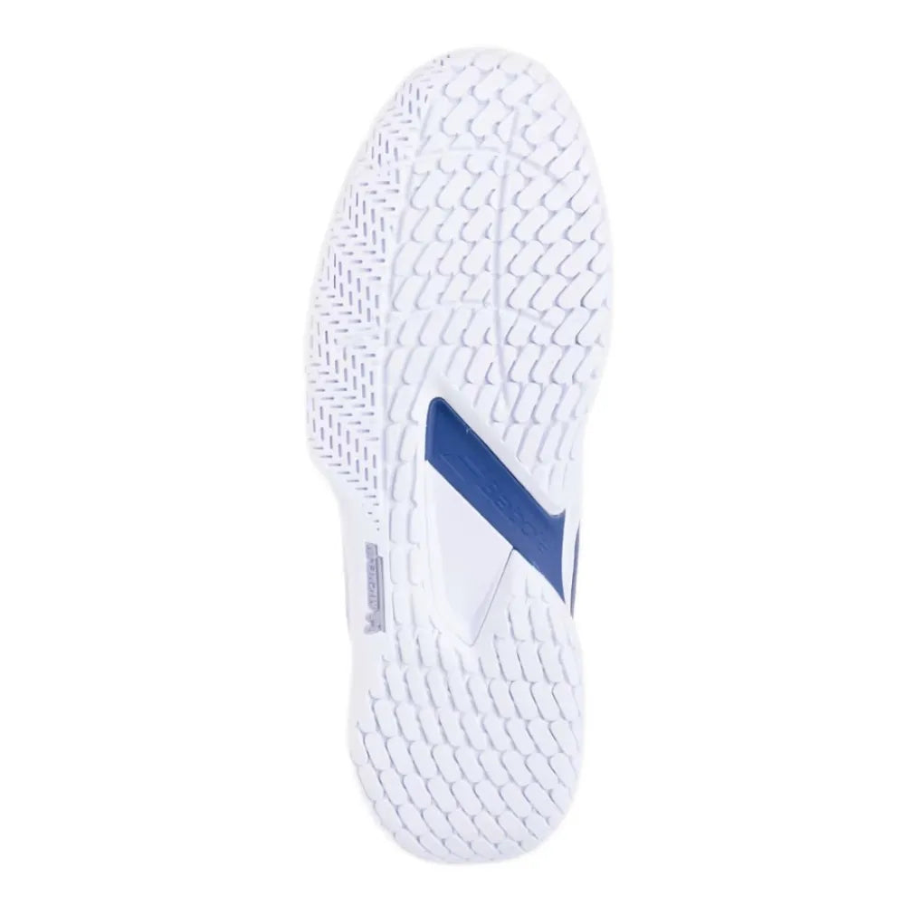 Babolat Propulse Storm AC Men's Tennis Shoe (White/Blue) - RacquetGuys.ca