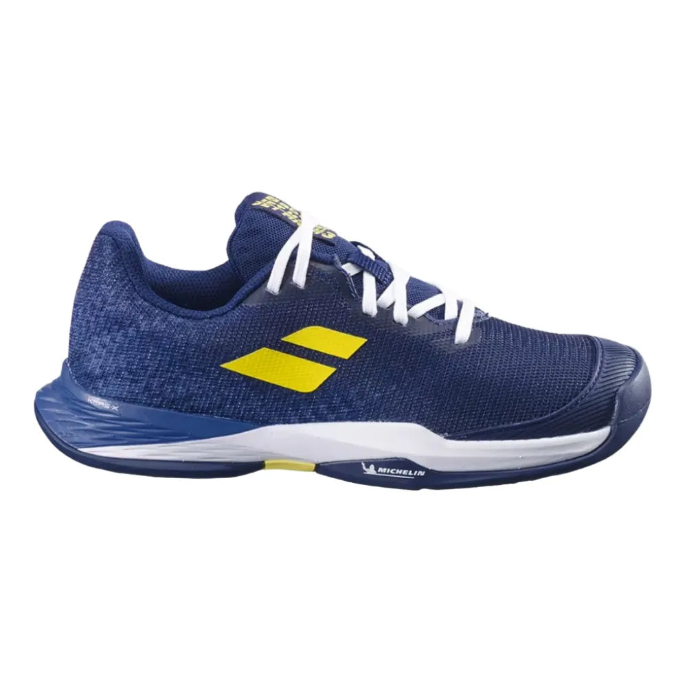 Babolat Jet Mach 3 AC Junior Tennis Shoe (Navy) - RacquetGuys.ca