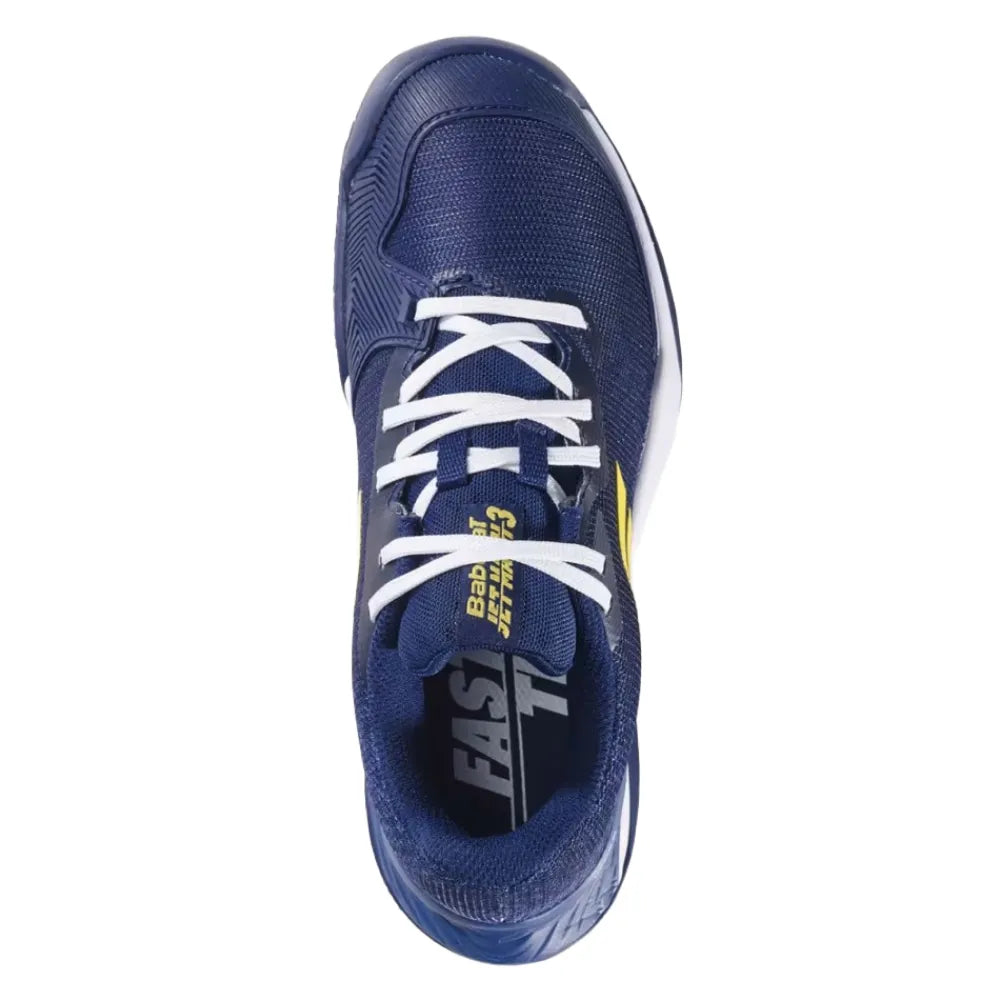Babolat Jet Mach 3 AC Junior Tennis Shoe (Navy) - RacquetGuys.ca