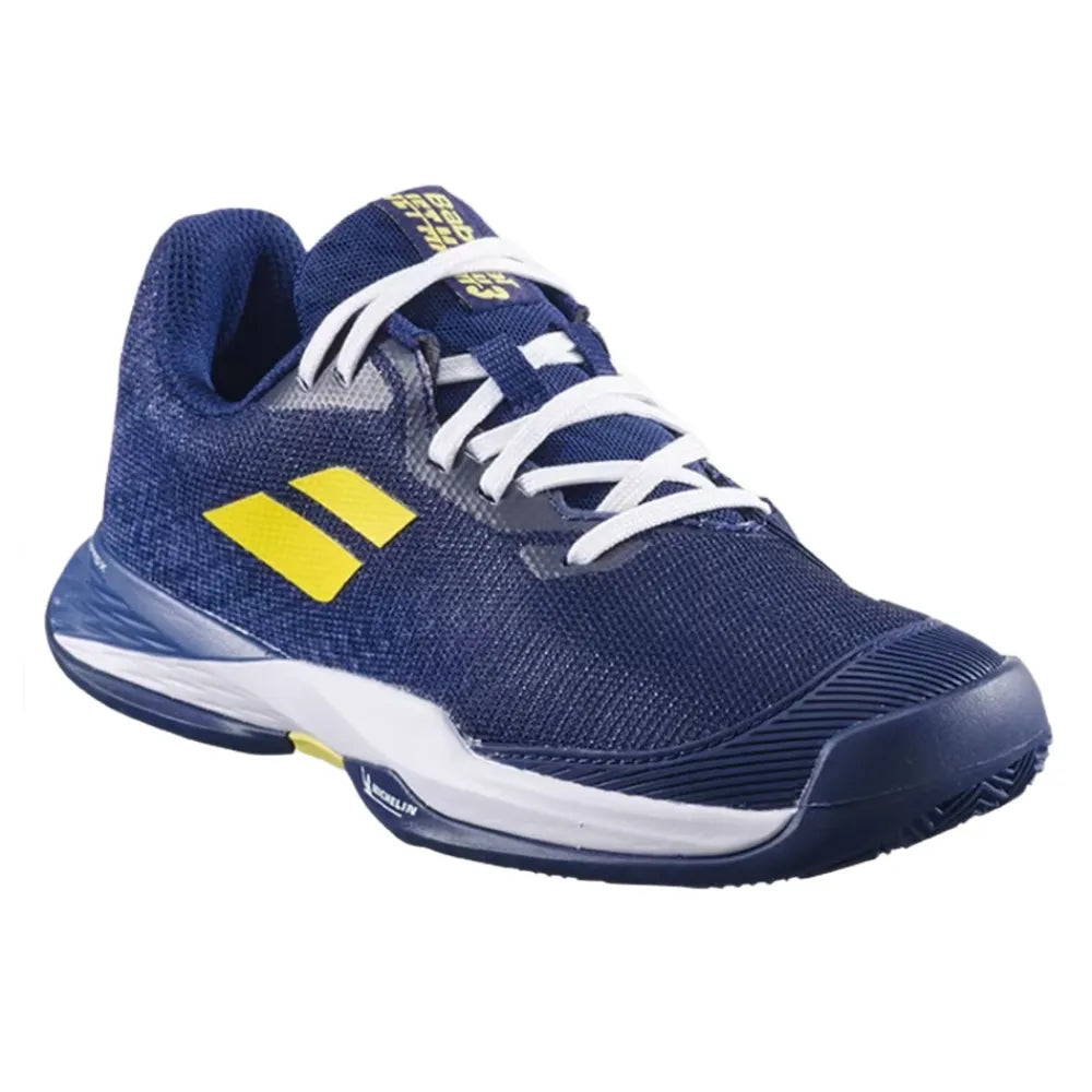 Babolat Jet Mach 3 AC Junior Tennis Shoe (Navy) - RacquetGuys.ca