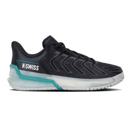 K-Swiss Ultrashot 4 Men's Tennis Shoe (Carbon/Blanc De Blanc)