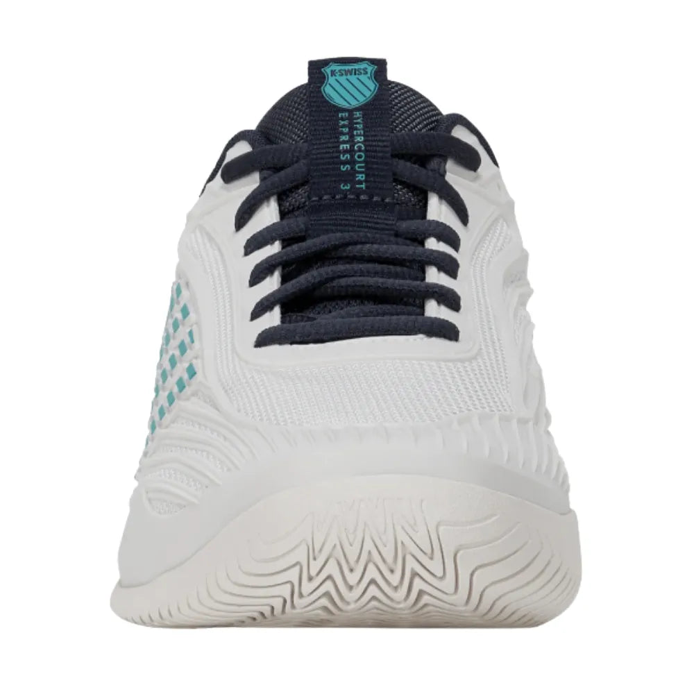 K-Swiss Hypercourt Express 3 Men's Tennis Shoe (Blanc de blanc/Carbon)