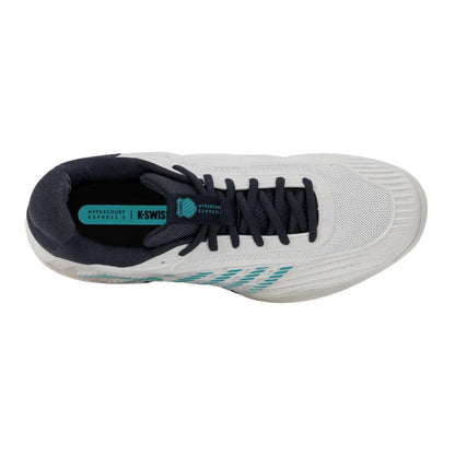K-Swiss Hypercourt Express 3 Men's Tennis Shoe (Blanc de blanc/Carbon)