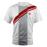 Sergio Tacchini Men's Sarmele T-Shirt (White/Red/Grey)