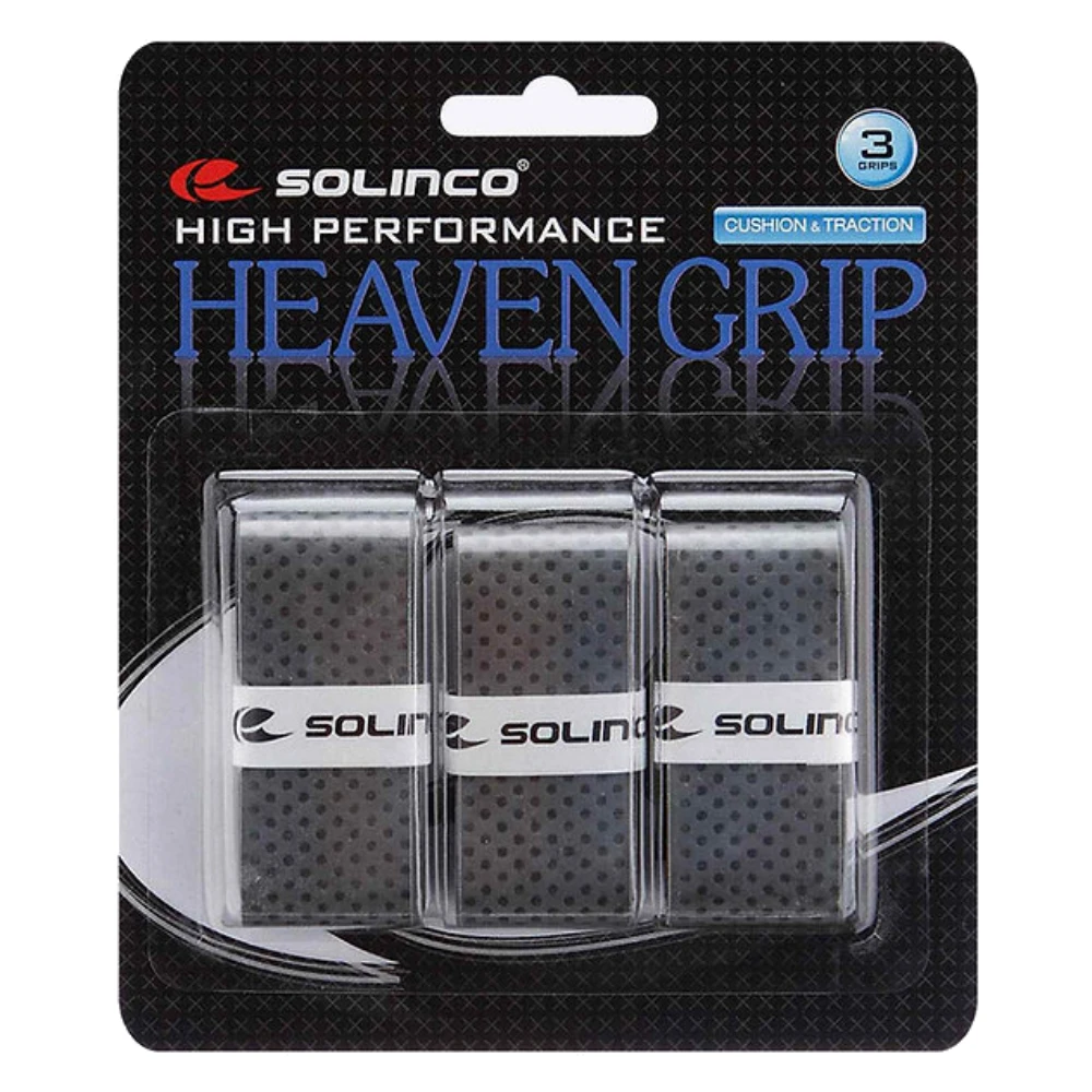 Solinco Heaven Overgrips (Grey) - RacquetGuys.ca
