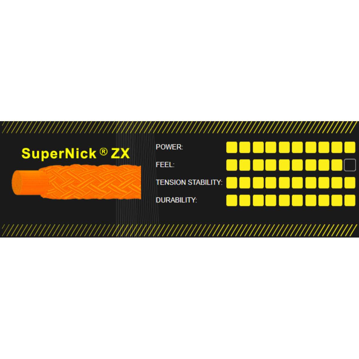 SuperNick ZX Wear Layer 【C】 Squash String - 110m Reel 👔