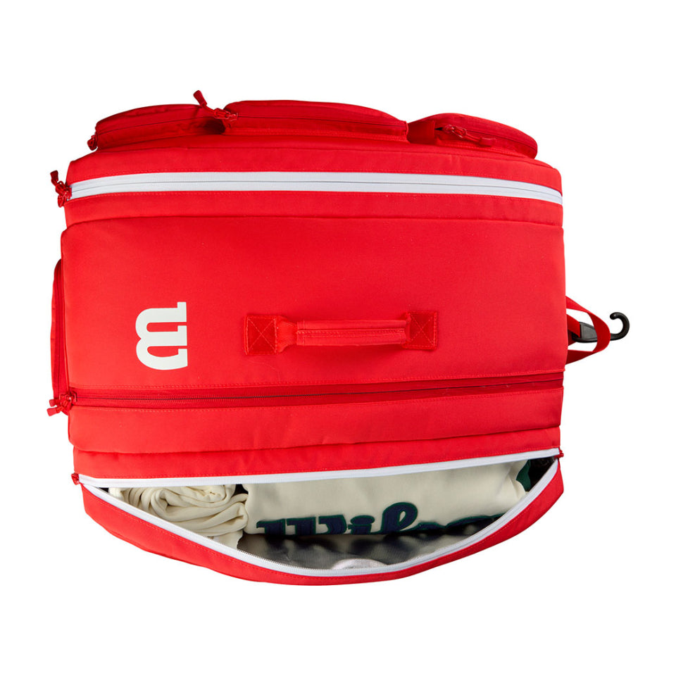 Wilson Super Tour Pickleball Bag (Red) - RacquetGuys.ca