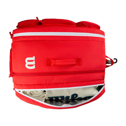 Wilson Super Tour Pickleball Bag (Red) - RacquetGuys.ca