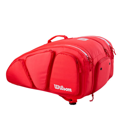 Wilson Super Tour Pickleball Bag (Red) - RacquetGuys.ca