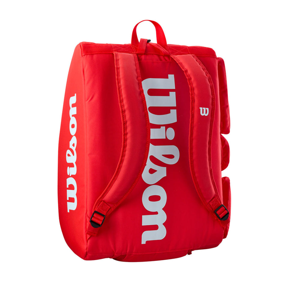 Wilson Super Tour Pickleball Bag (Red) - RacquetGuys.ca