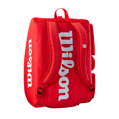 Wilson Super Tour Pickleball Bag (Red) - RacquetGuys.ca
