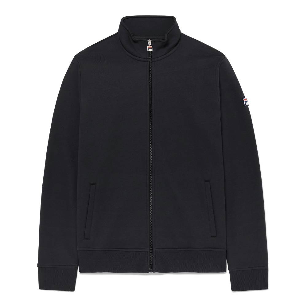 Fila Men's Match Fleece Full Zip Jacket (Black) - RacquetGuys.ca