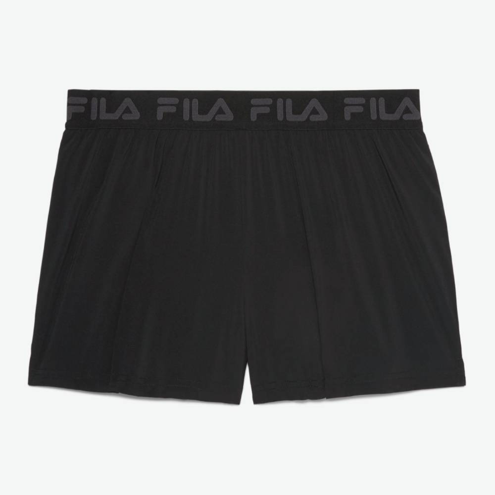 Fila Women's Essentials Woven Short (Black) - RacquetGuys.ca