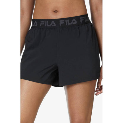 Fila Women's Essentials Woven Short (Black) - RacquetGuys.ca
