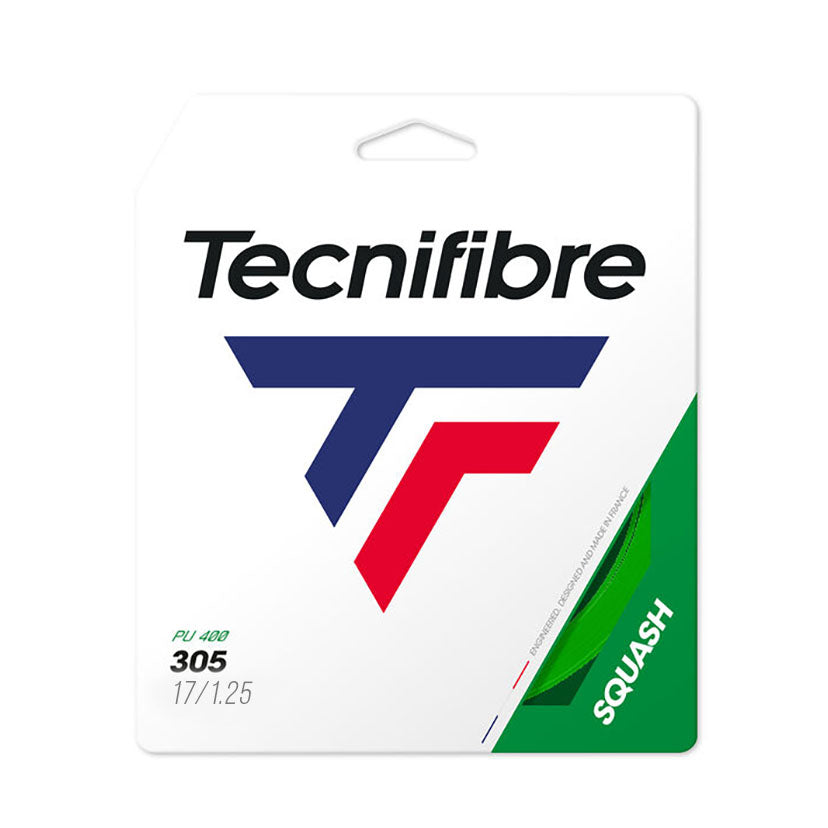 Tecnifibre 305 17 Squash String (Green) - RacquetGuys.ca