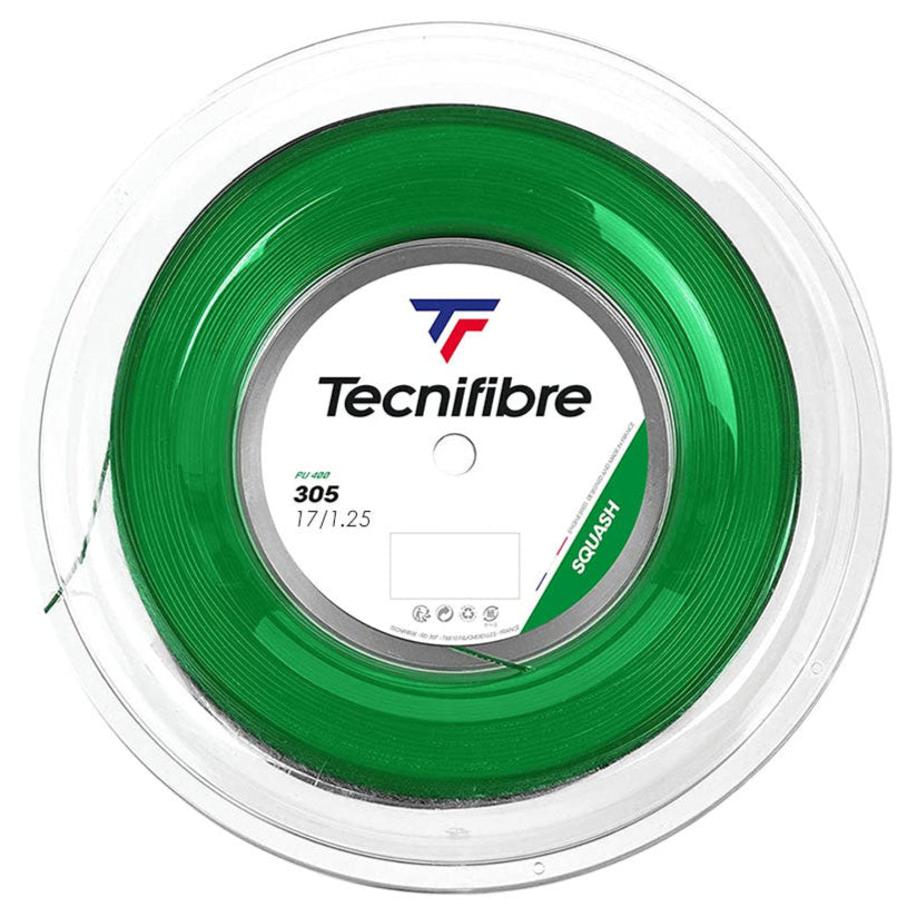 Tecnifibre 305 17 1.25 Squash String Reel (Green) - RacquetGuys.ca