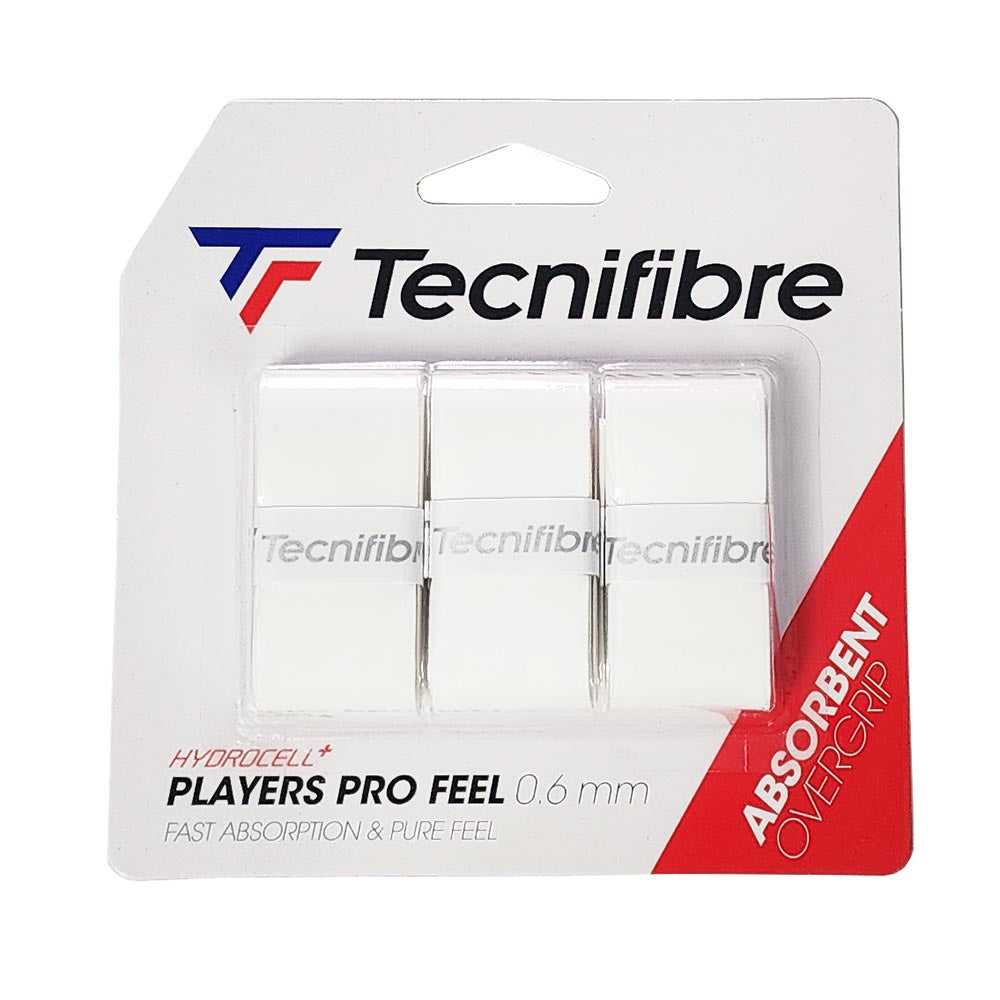 Tecnifibre Pro Feel Overgrip (White) - RacquetGuys.ca