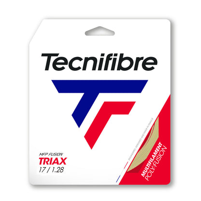 Tecnifibre Triax 17/1.28 Tennis String (Natural) - RacquetGuys.ca