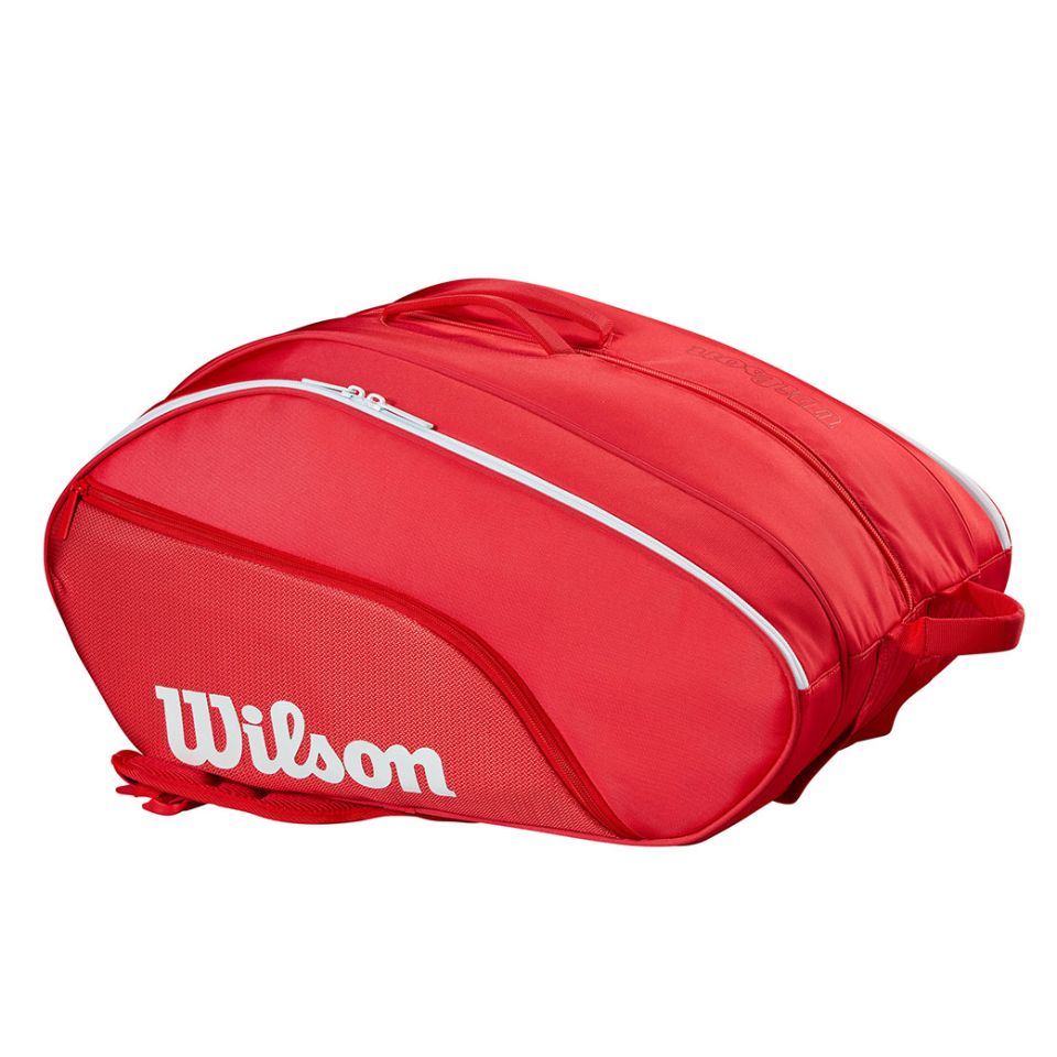 Wilson Tour Padel Bag (Red) - RacquetGuys.ca