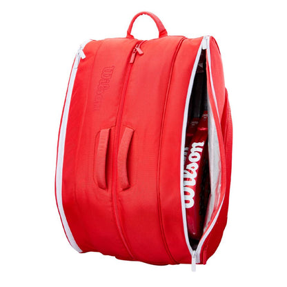 Wilson Tour Padel Bag (Red) - RacquetGuys.ca