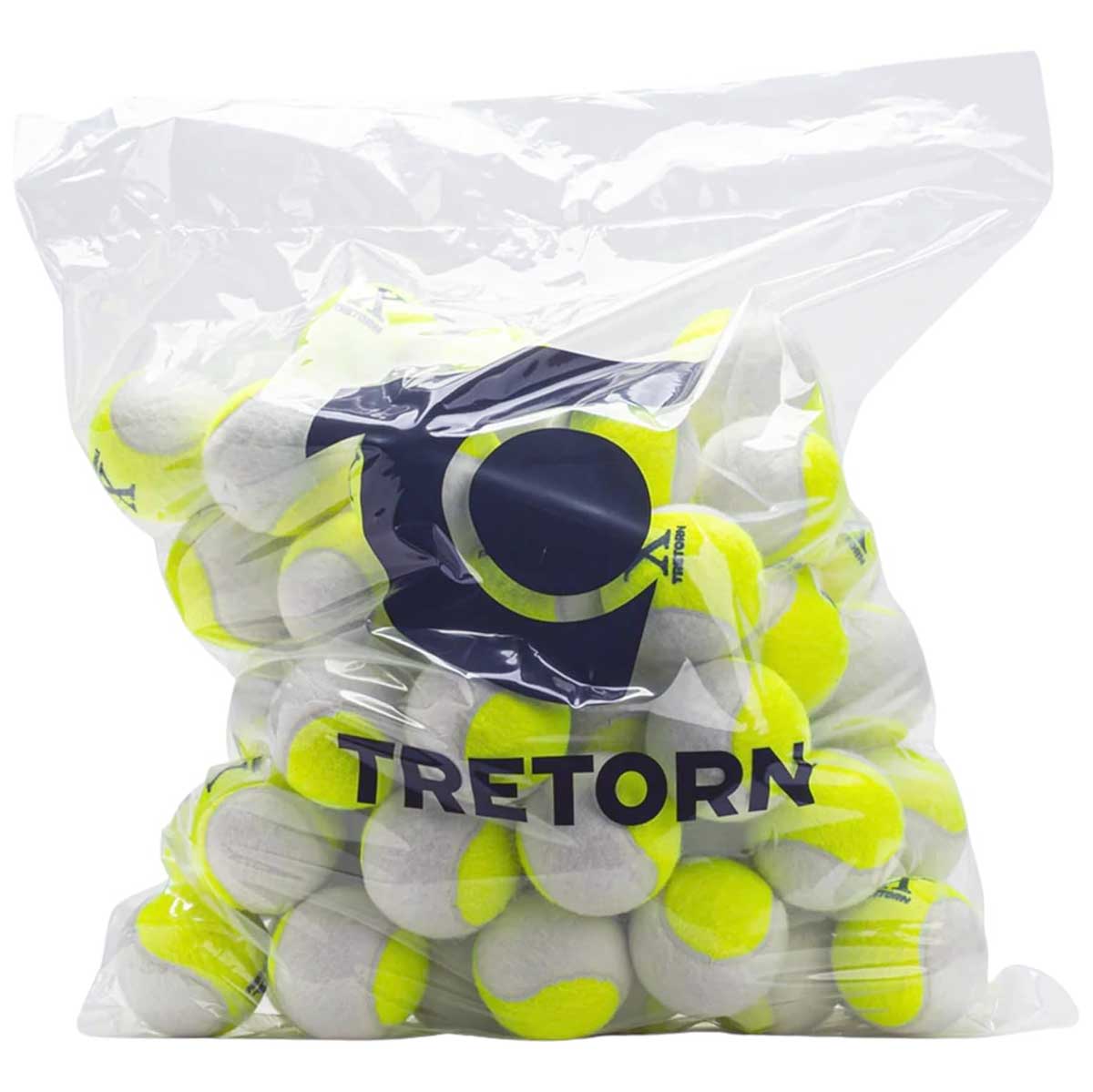 Tretorn Micro-X Pressureless Yellow/White Tennis Balls - 72 Ball Bag - RacquetGuys.ca