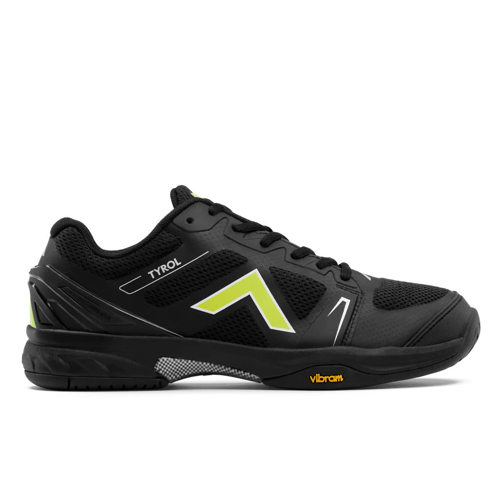 Tyrol Drive V Men s Pickleball Shoe Black Yellow RacquetGuys