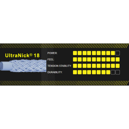 Ashaway UltraNick 18 Squash String (Blue) - RacquetGuys.ca