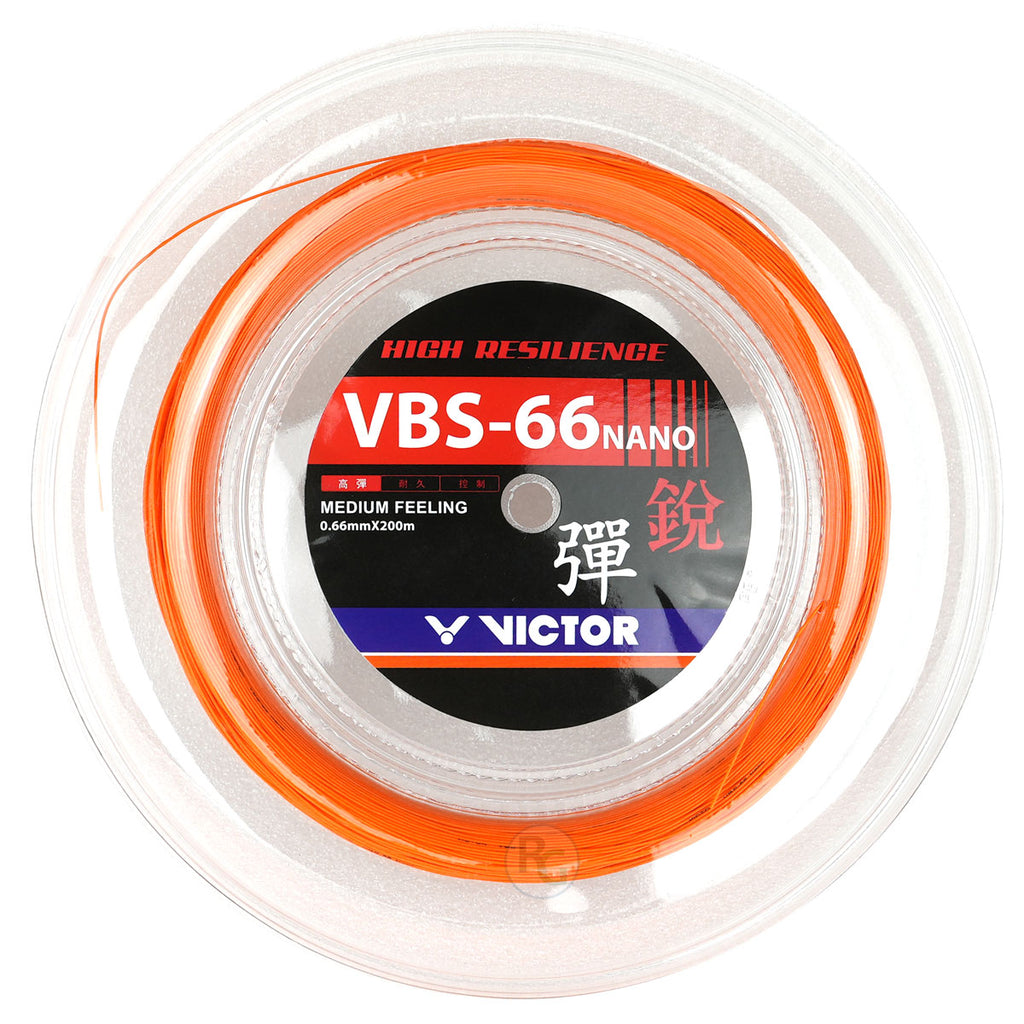 Victor VBS-66 Nano Badminton String Reel (Orange) - RacquetGuys.ca