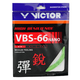 Victor VBS-66 Nano Badminton String (Green) - RacquetGuys.ca