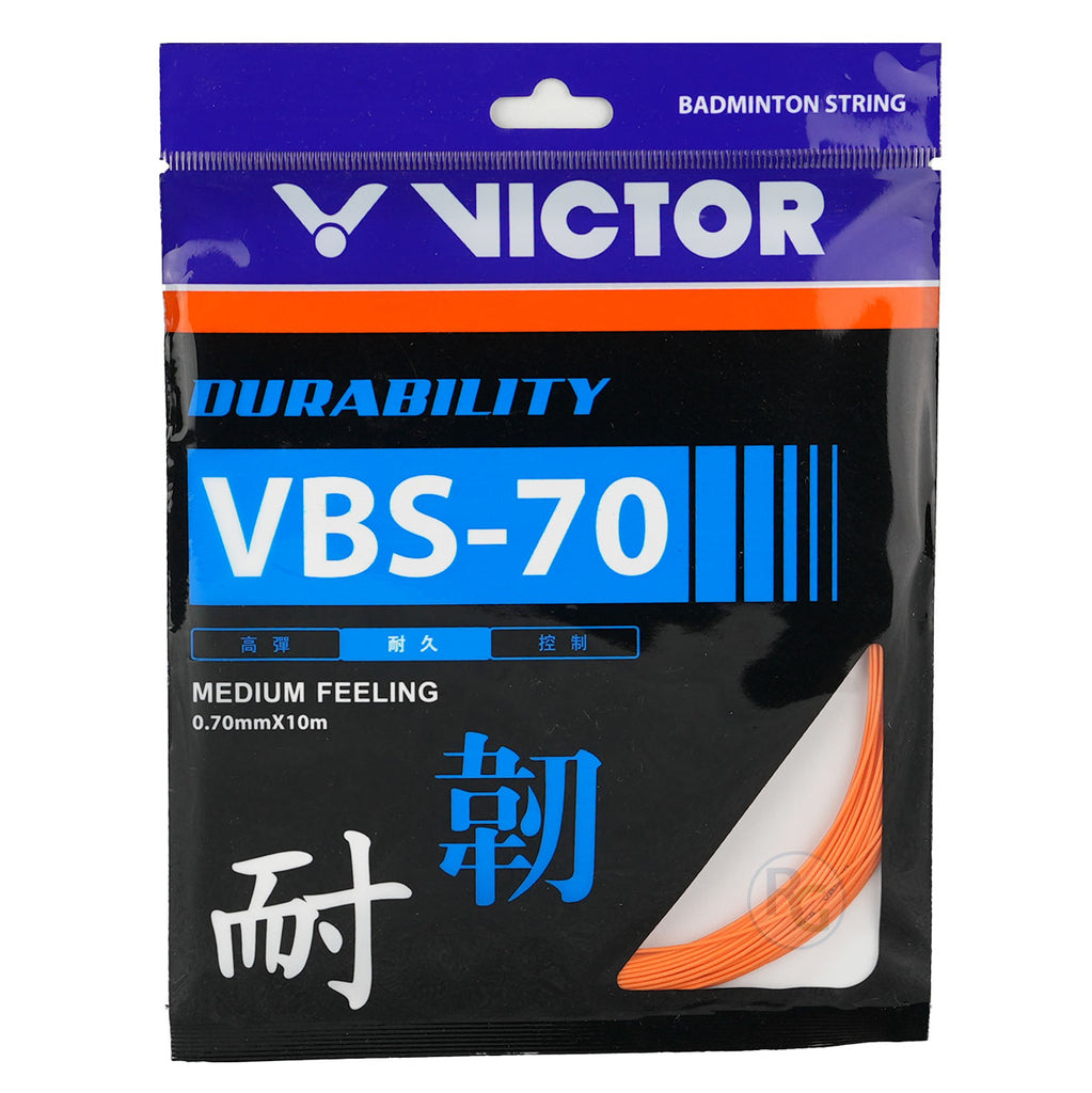 Victor VBS-70 Badminton String (Orange) - RacquetGuys.ca