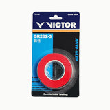 Victor GR-262 Overgrip 3 Pack (Red) - RacquetGuys.ca